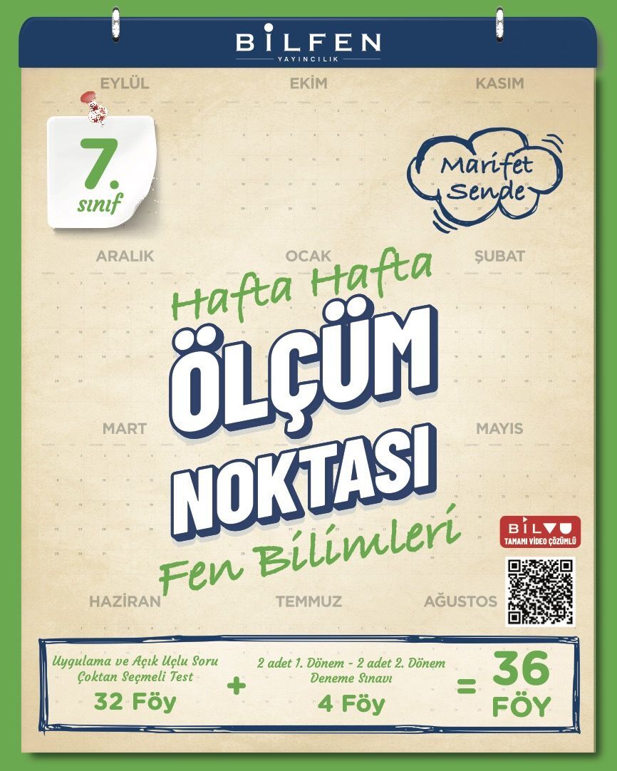 7.SINIF FEN BİLİMLERİ HAFTA HAFTA ÖLÇÜM NOKTASI ( YENİ )