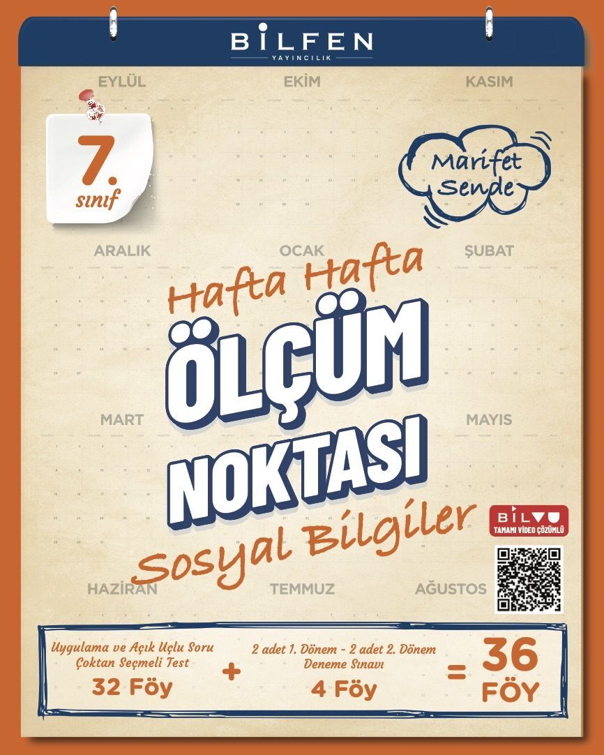 7.SINIF SOSYAL BİLGİLER HAFTA HAFTA ÖLÇÜM NOKTASI ( YENİ )