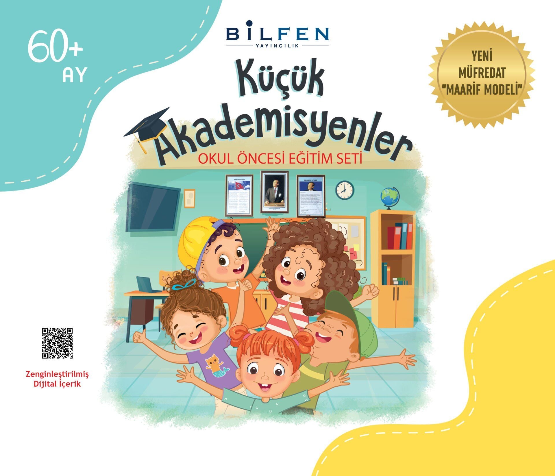 KÜÇÜK AKADEMİSYENLER OKUL ÖNCESİ EĞİTİM SETİ 60 AY