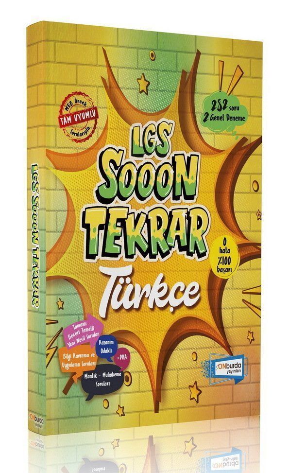 8.Sınıf Lgs Sooon Tekrar Türkçe