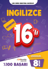 8.Sınıf İngilizce Yeni Nesil Branş Denemeleri