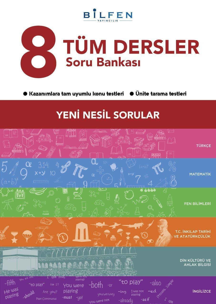 8. SINIF TÜM DERSLER SORU BANKASI
