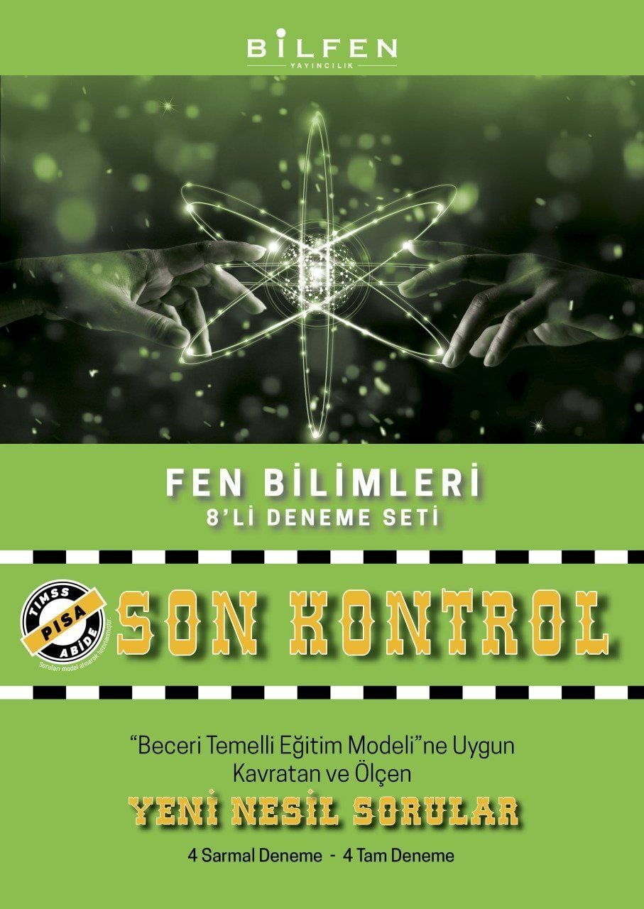 8. SINIF SON KONTROL FEN BİLİMLERİ DENEME